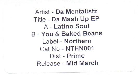 Da Mentalistz - Da Mash Up E.P.