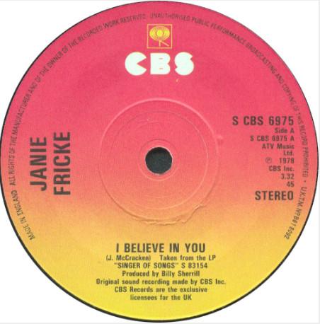 Janie Fricke - I Believe In You