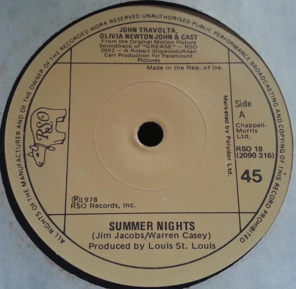 John Travolta, Olivia Newton-John, "Grease" Cast, Louis St. Louis - Summer Nights / Rock 'n' Roll Party Queen