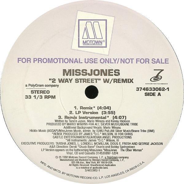 Miss Jones  - 2 Way Street (W/Remix)