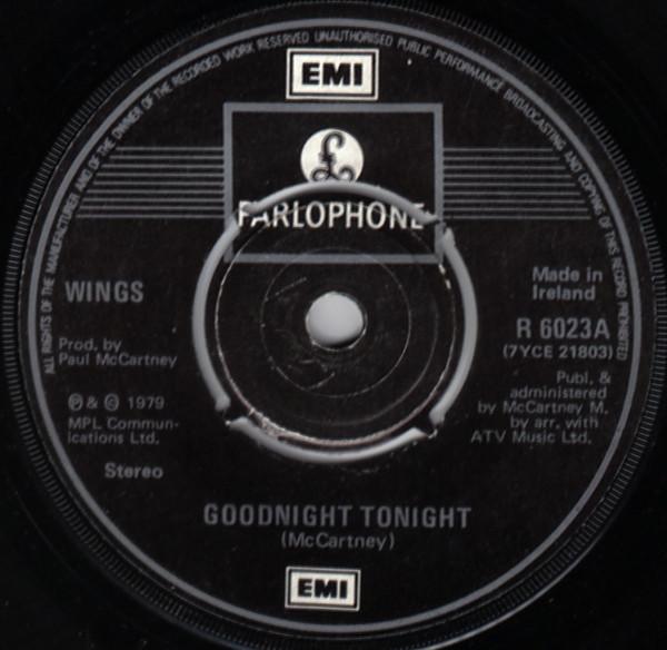 Wings  - Goodnight Tonight